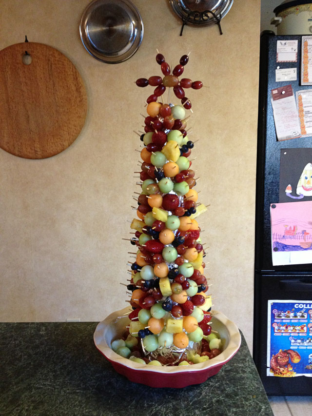 Fruit Christmas Tree - 2012