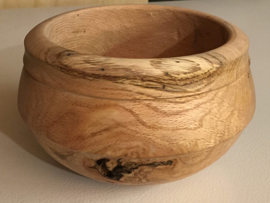 Oak bowl